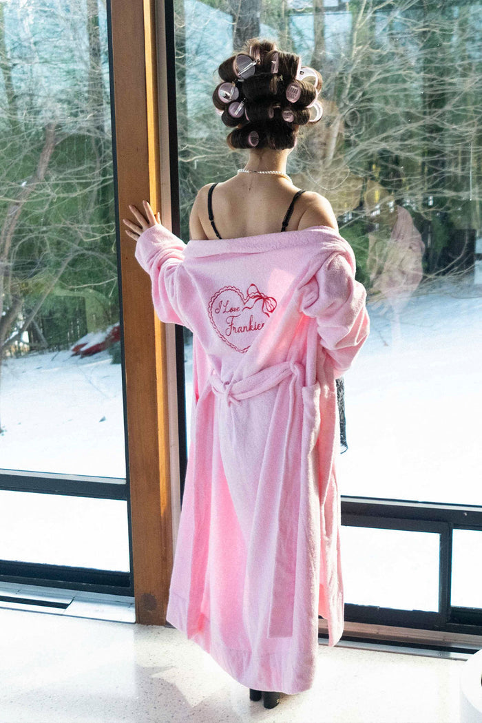 Valentine Terry Robe - Bouquet Pink