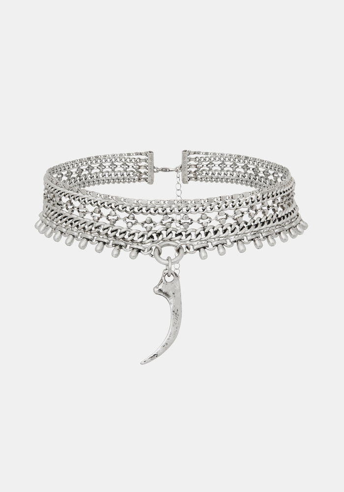 Valuma Layered Claw Choker