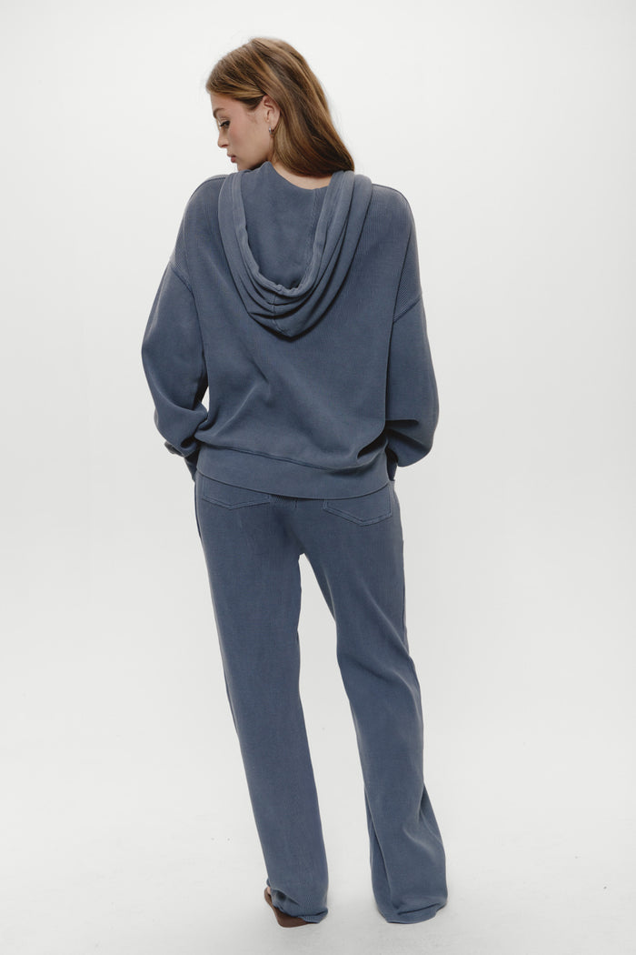 Weekend Thermal Hoodie - Shadow Blue
