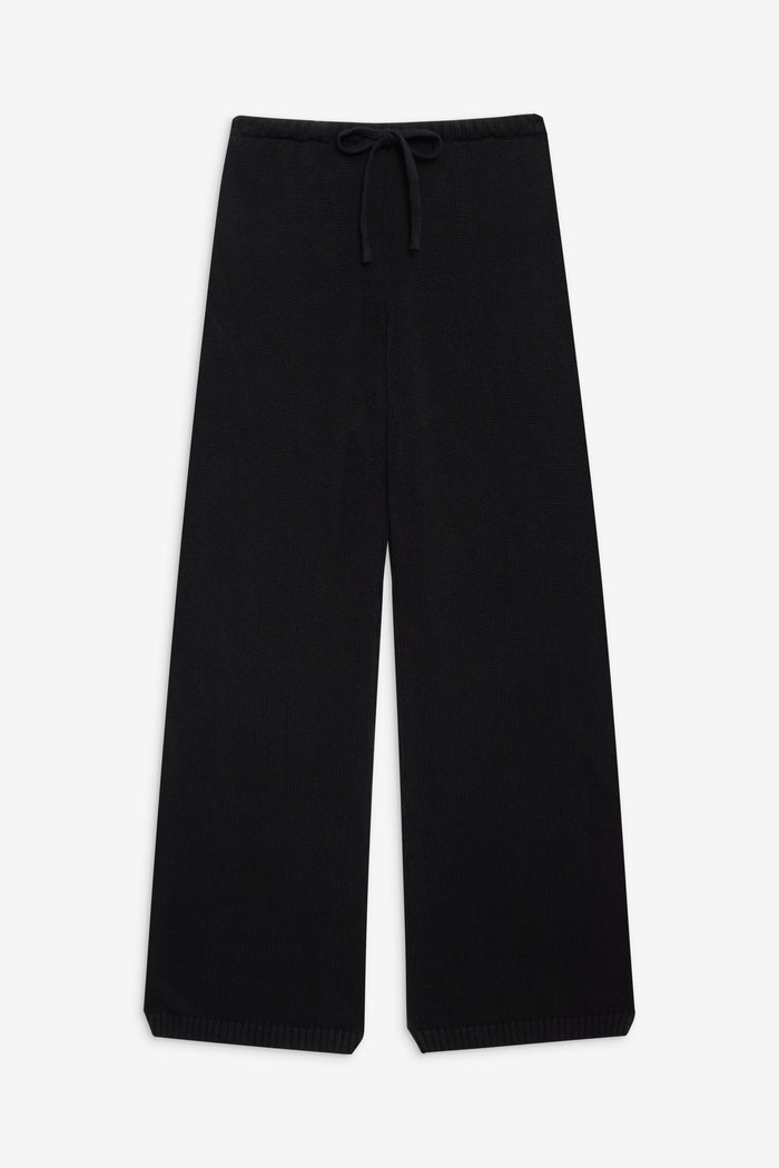 Wesley Knit Pants Black