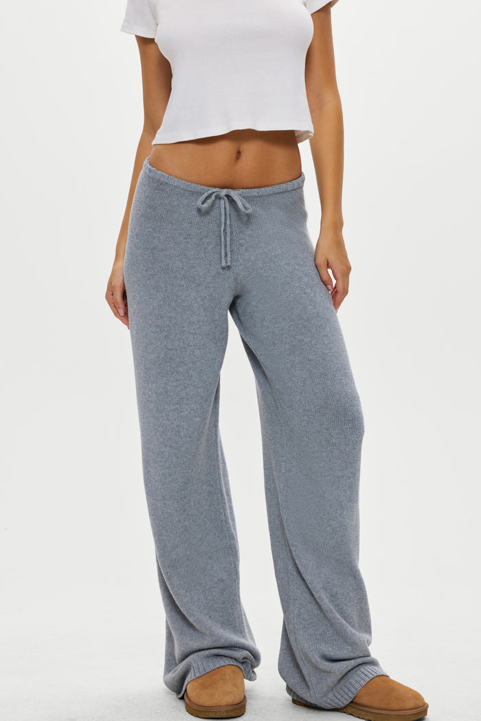 Wesley Knit Pants - Rain Cloud