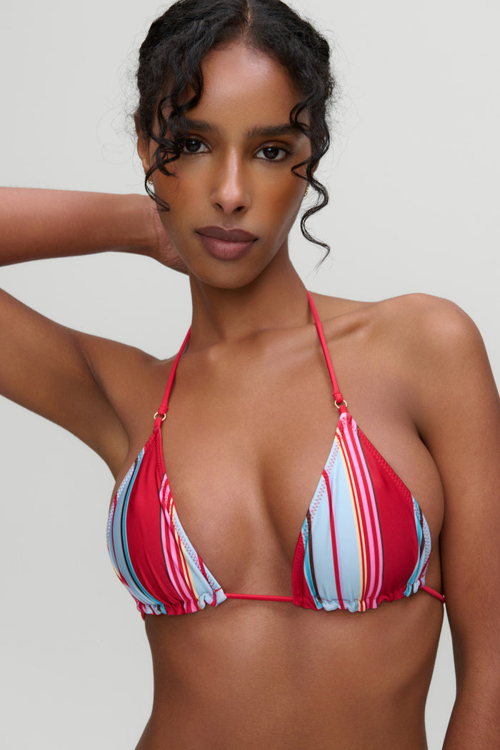 x Devon Lee Carlson Nick Triangle Bikini Top - West Coast