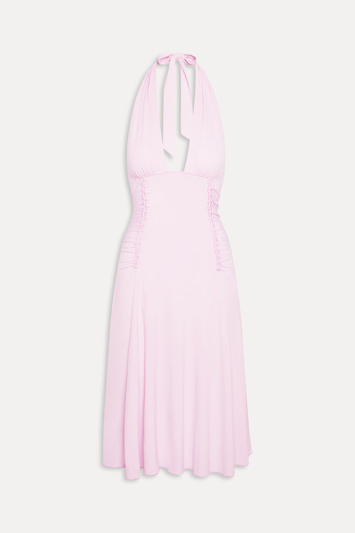 x Devon Lee Carlson Secret Jersey Midi Dress - Ballerina