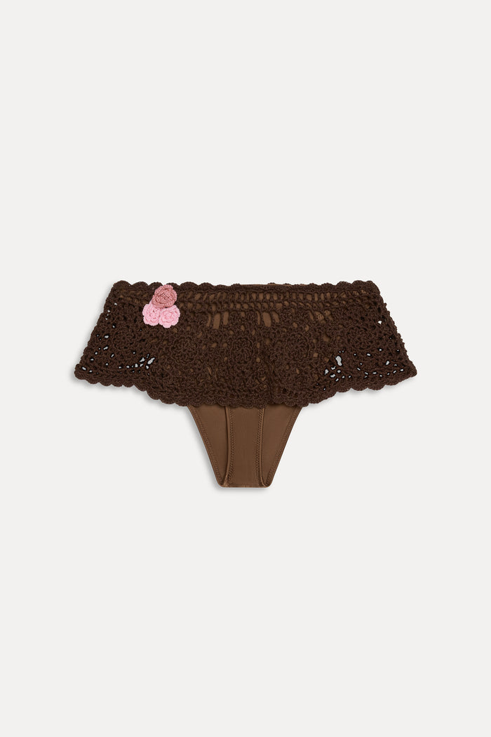 x Devon Lee Carlson Shelly Crochet Swim Skirt - Daisy Lynn