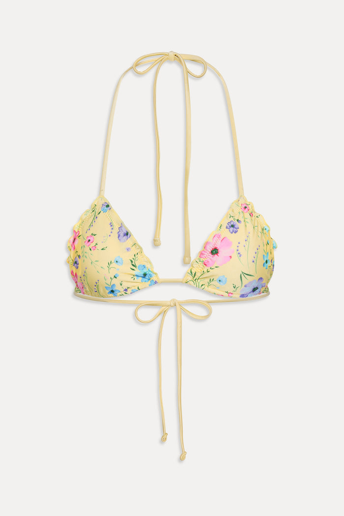 x Devon Lee Carlson Tidal Halter Bikini Top - Bellissima