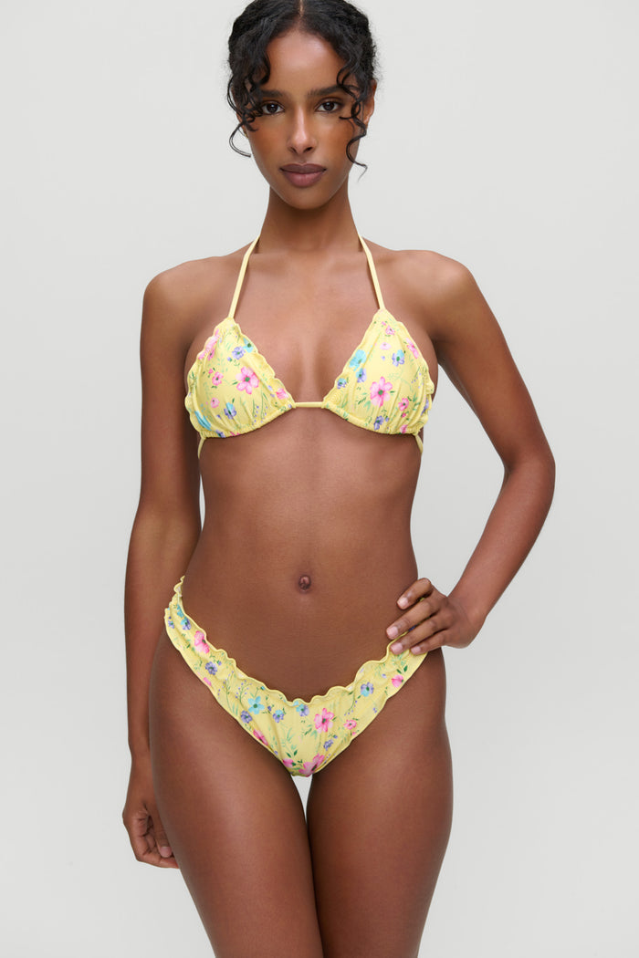 x Devon Lee Carlson Tidal Halter Bikini Top - Bellissima