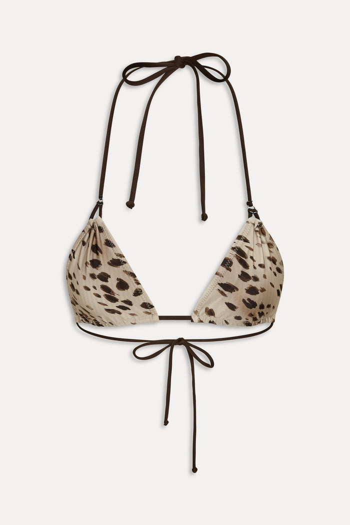 x JENNIE Ari Reversible Bikini Top - Marrakesh