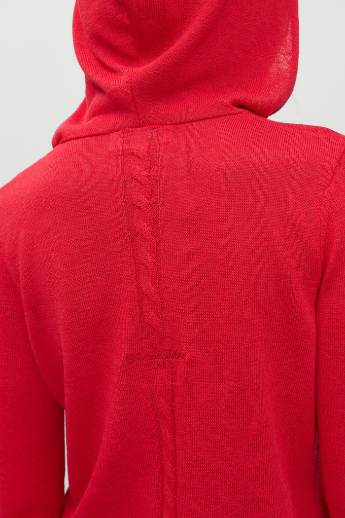 x JENNIE Atlas Knit Hoodie - Lip Tint