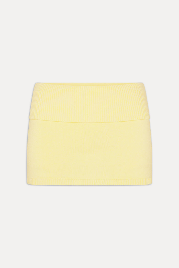 x JENNIE Briar Knit Mini Skort - Morning Light