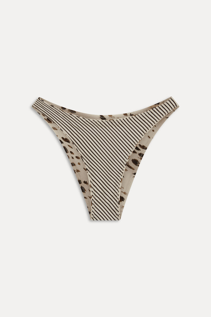 x JENNIE Dove Reversible Bikini Bottom - Marrakesh