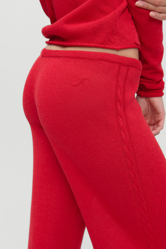 x JENNIE Ela Knit Pant - Lip Tint