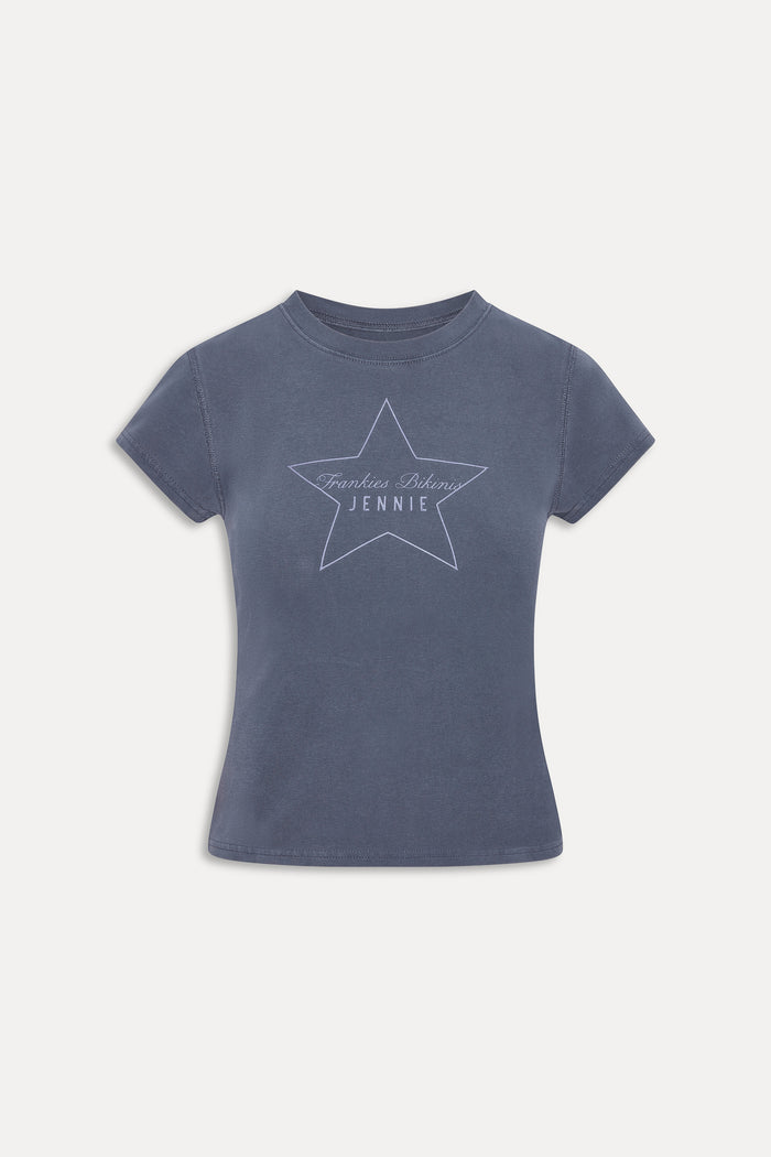 x JENNIE Eva Cotton Tee - Comet