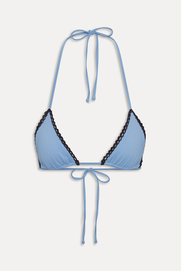 x JENNIE Nick Triangle Bikini Top - Heaven Crochet