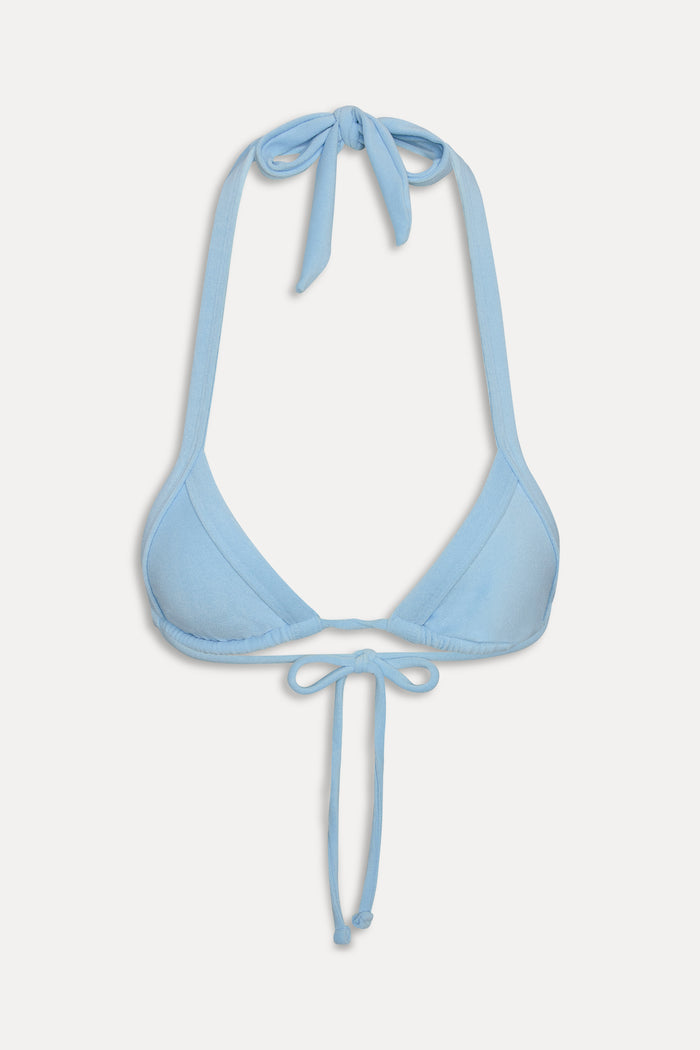 x JENNIE Taite Terry Bikini Top - Ocean Dip