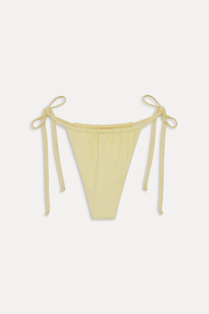 x JENNIE Tia Ribbed Bikini Bottom - Honeycomb