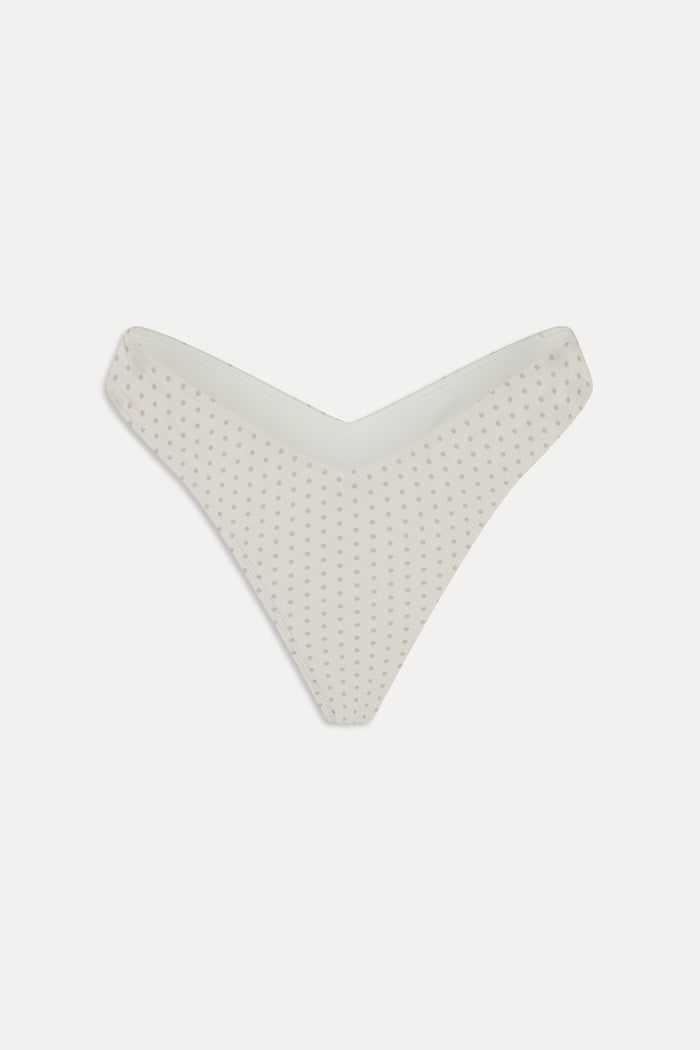 x Khy Enzo Cheeky Bikini Bottom - Pearl Dot