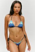 x KHY Nick String Triangle Bikini Top - Malibu Sunset