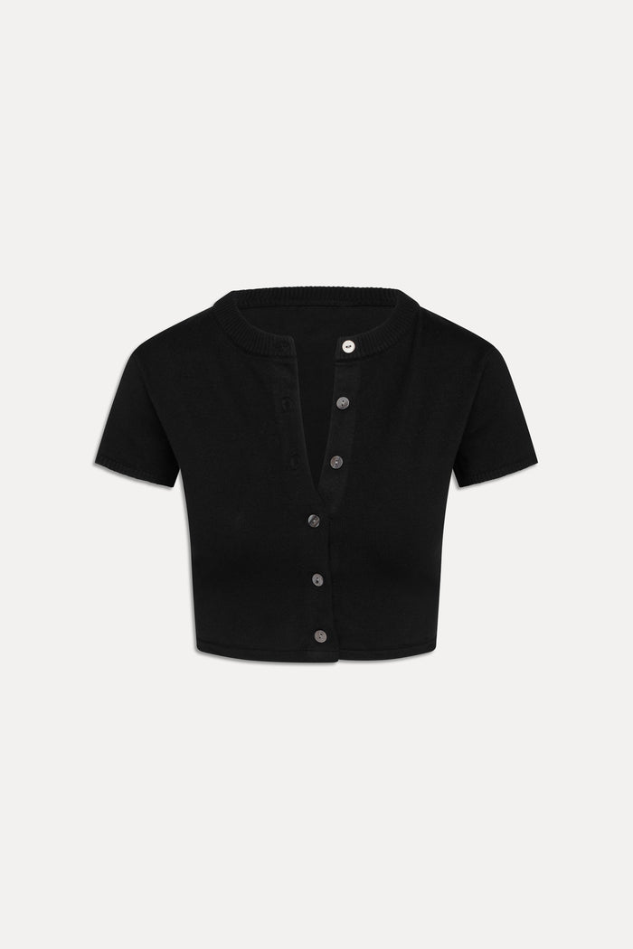 x Khy Oakley Cloud Knit Cardigan - Midnight Serenade