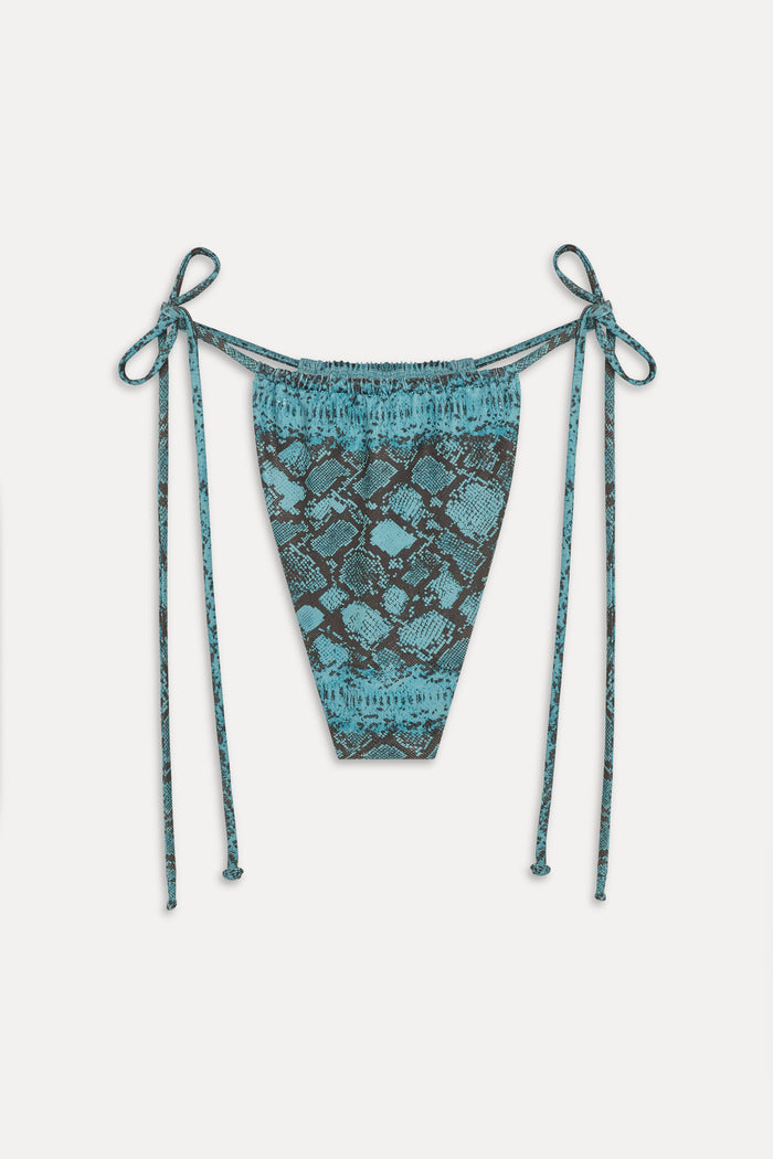 x KHY Tia Foil String Bikini Bottom - Cobra