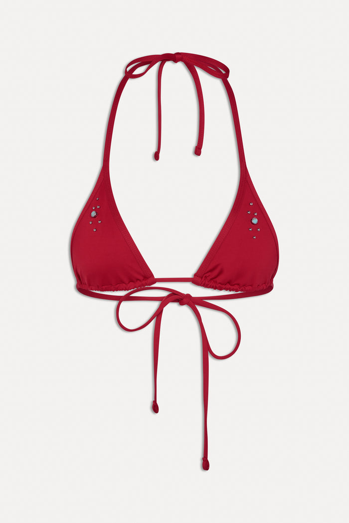 x BELLA HADID Paradise Halter Bikini Top Valentine