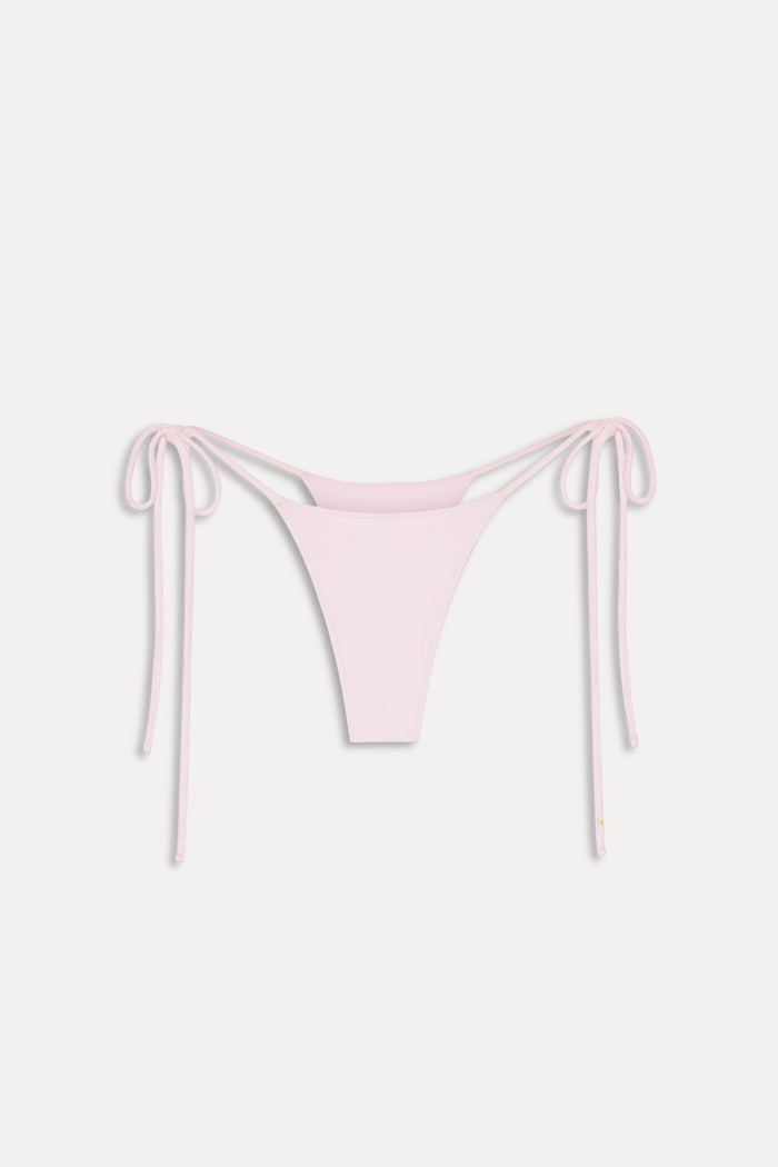x Paige Lorenze Divine Ribbed Bikini Bottom - Blushing