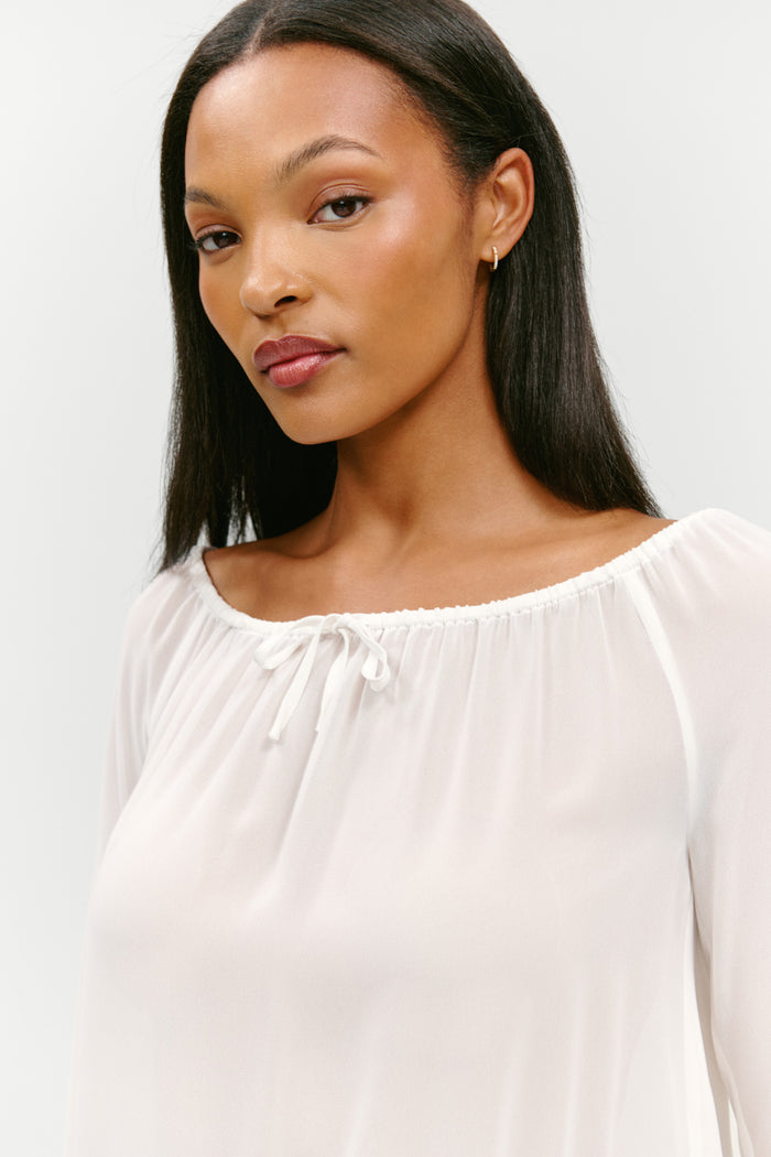 x Paige Lorenze Forever Yours Chiffon Mini Dress - Sunday Ceremony