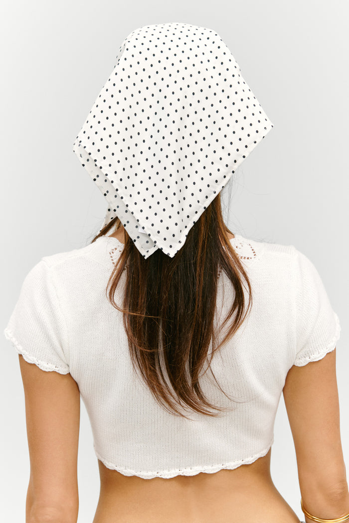 x Paige Lorenze Just Married Silk Head Scarf - Bride to Be