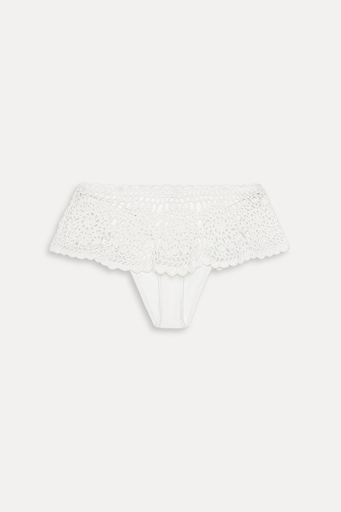 x Paige Lorenze Shelly Crochet Swim Skirt - Marry Me