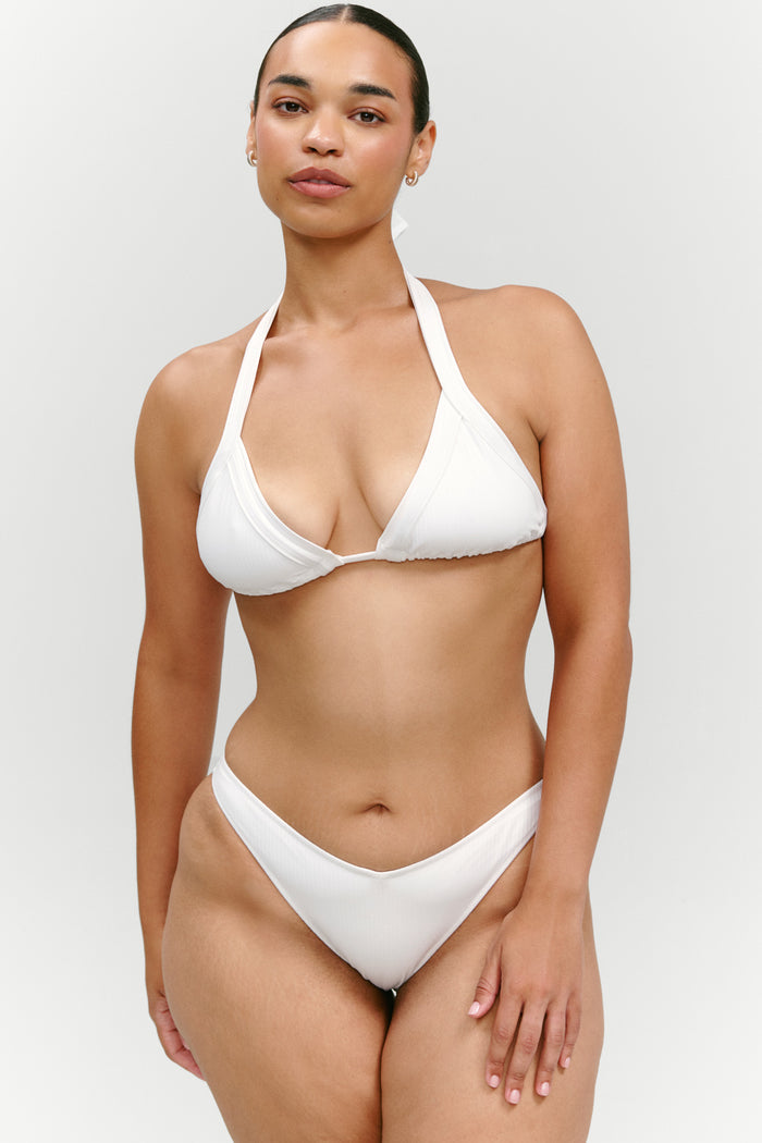 x Paige Lorenze Taite Ribbed Bikini Top - Marry Me