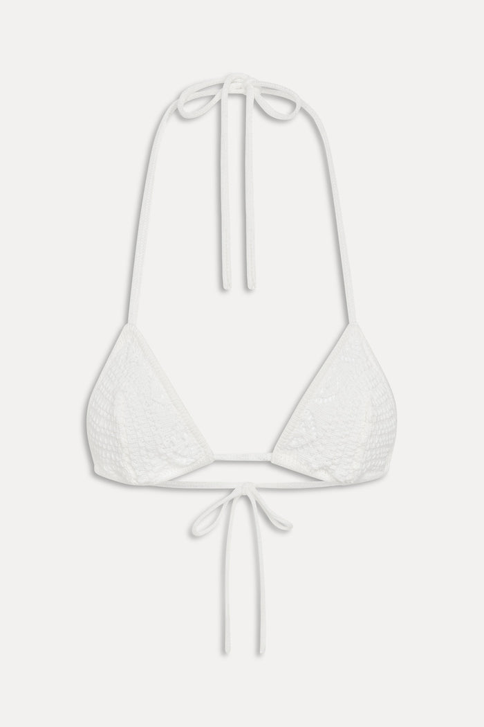 x Paige Lorenze Tide Knit Top - White Chapel