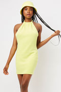 zephyr citronella yellow cashmere halter