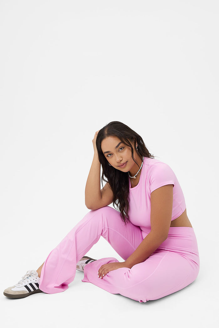 Zippy Flare Legging Baby Pink Extended